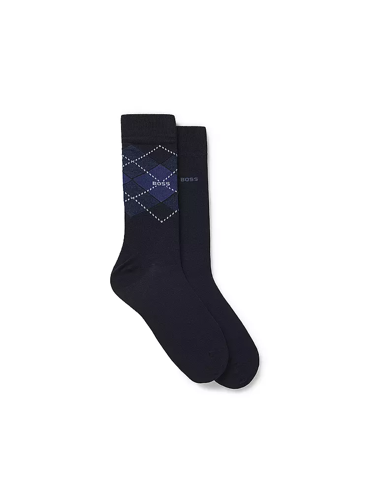 BOSS | Calzini confezione da 2 pz. blu scuro | Blu scuro