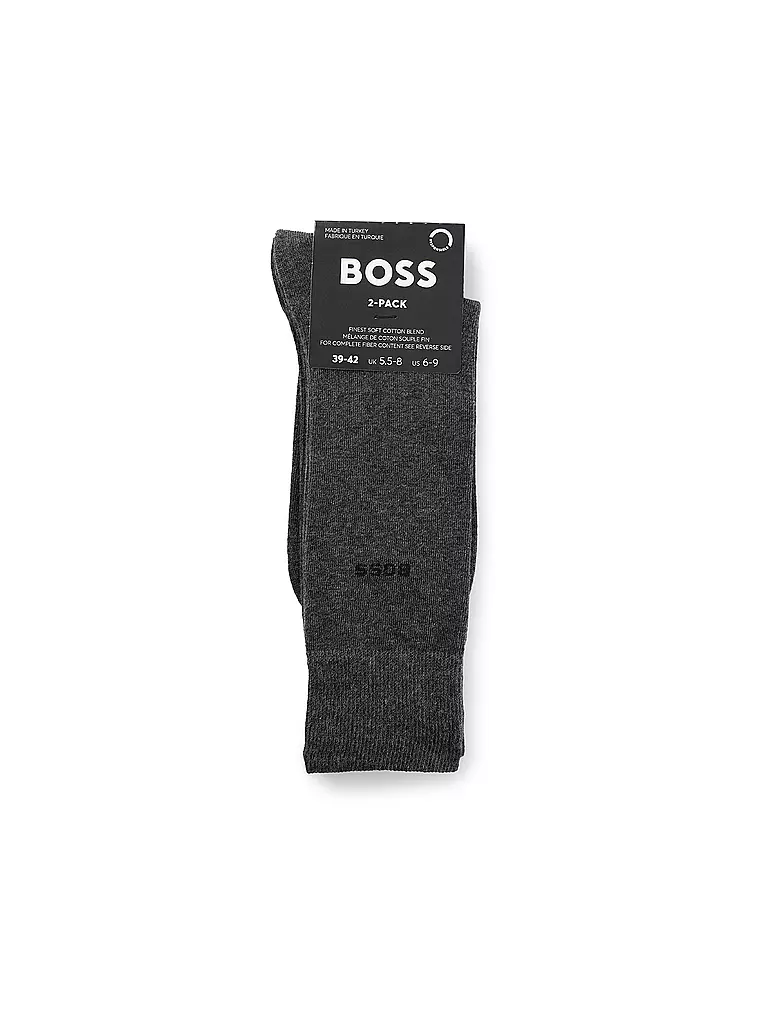 BOSS | Calzini confezione da 2 pz. grigio medio | Grigio
