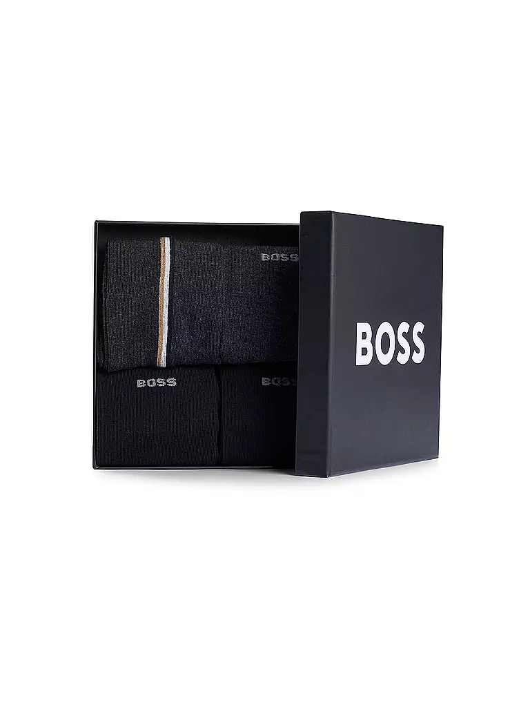 BOSS | Calzini confezione da 4 nero | Nero