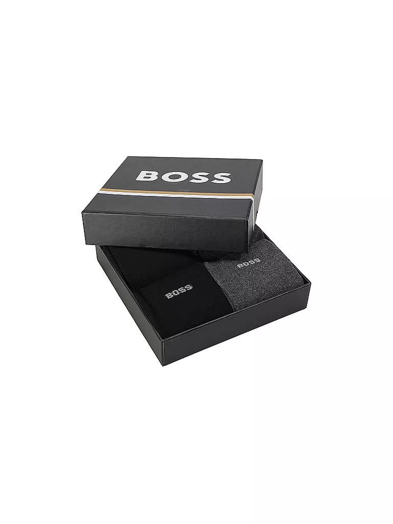 BOSS | Calzini confezione da 4 nero | Nero