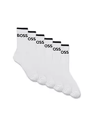 BOSS | Calzini confezione da 6 bianco | Bianco