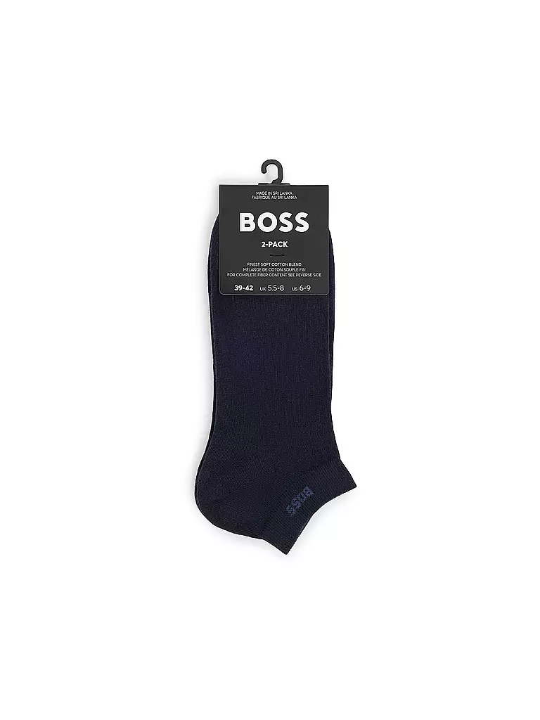 BOSS | Calzini sneaker confezione da 2 blu scuro | 