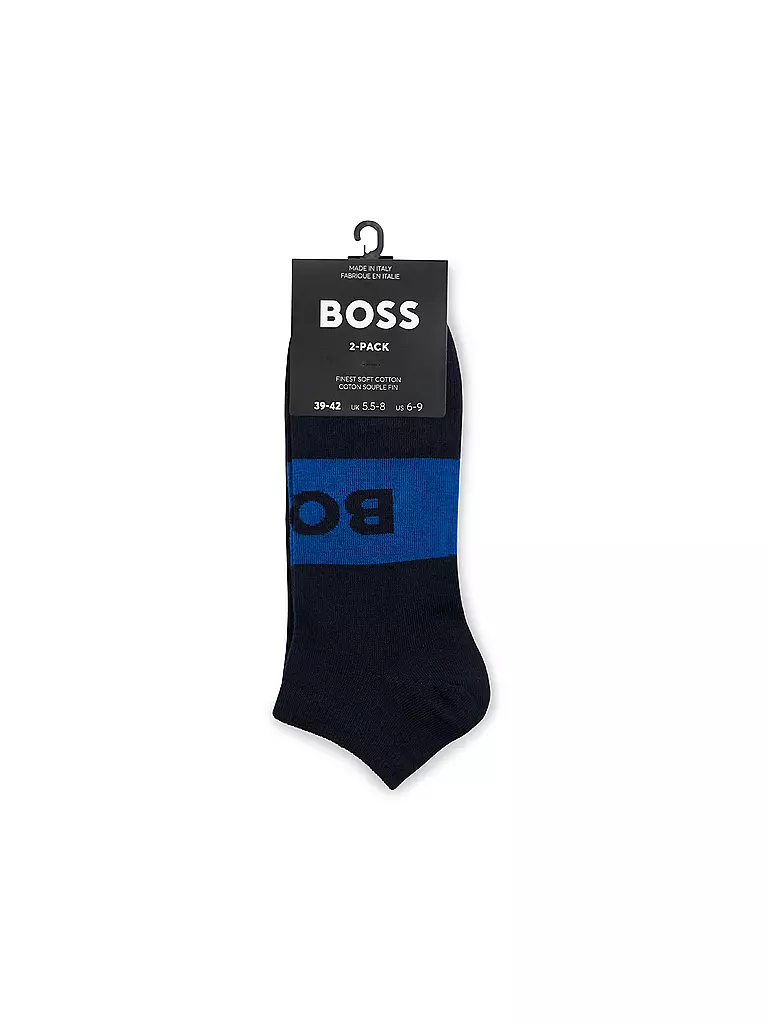 BOSS | Calzini sneaker confezione da 2 blu scuro | Blu scuro