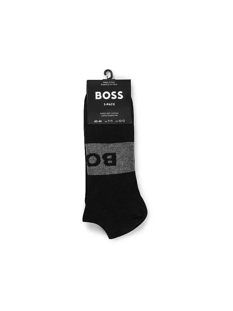 BOSS | Calzini sneaker confezione da 2 nero | Nero