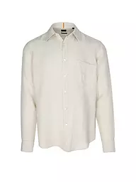 BOSS | Camicia di lino regular fit RELEGANT | Beige