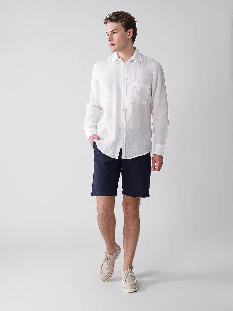 BOSS | Camicia di lino regular fit RELEGANT | Bianco