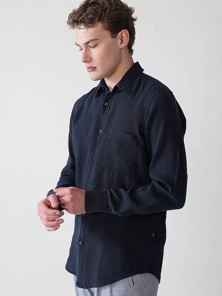 BOSS | Camicia di lino regular fit RELEGANT | 