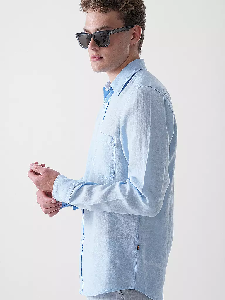 BOSS | Camicia di lino regular fit RELEGANT | 