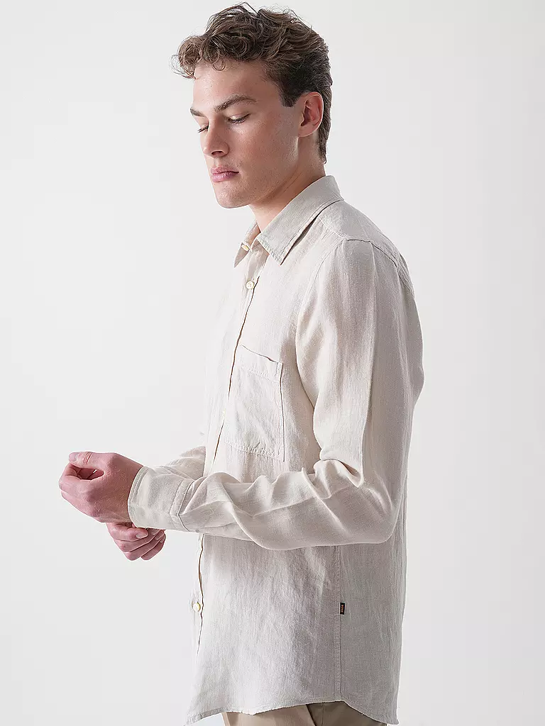 BOSS | Camicia di lino regular fit RELEGANT | 