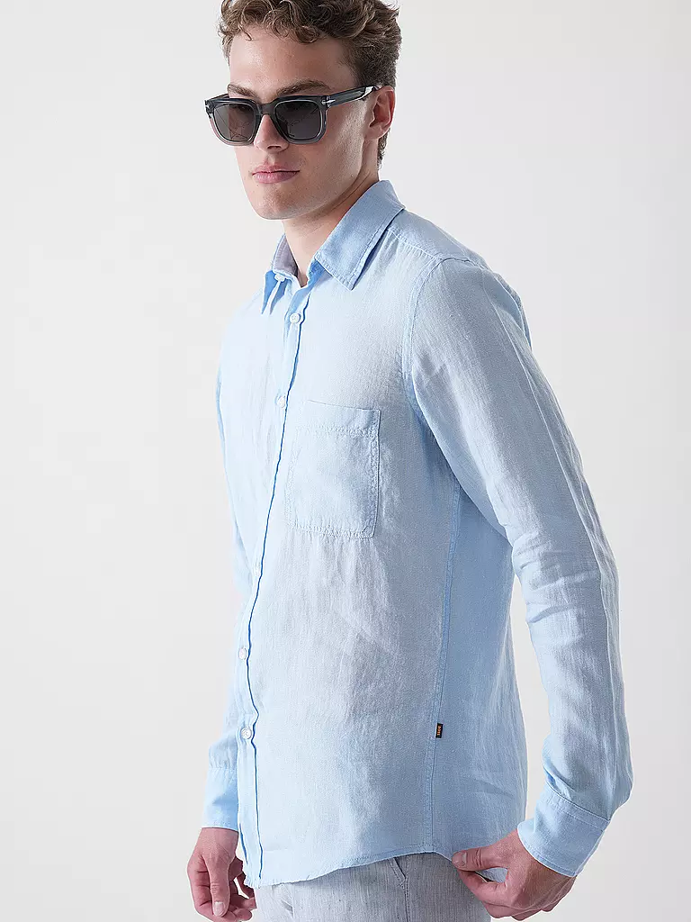 BOSS | Camicia di lino regular fit RELEGANT | 