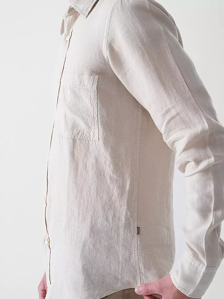 BOSS | Camicia di lino regular fit RELEGANT | 