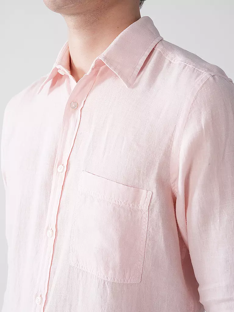 BOSS | Camicia di lino regular fit RELEGANT | Rosa
