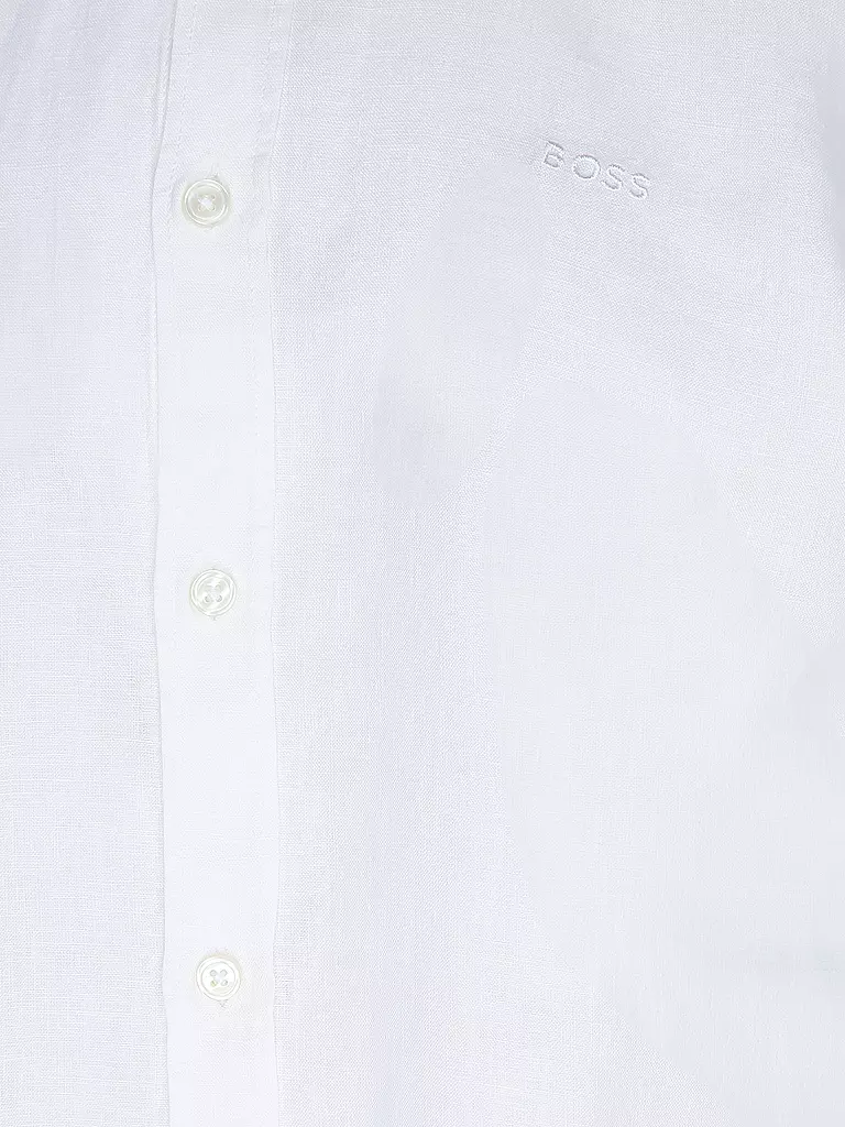 BOSS | Camicia di lino slim fit H-ROAN |