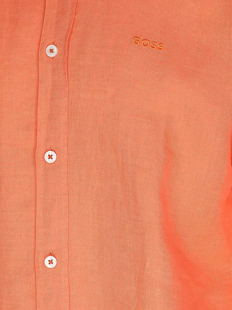 BOSS | Camicia di lino slim fit H-ROAN |
