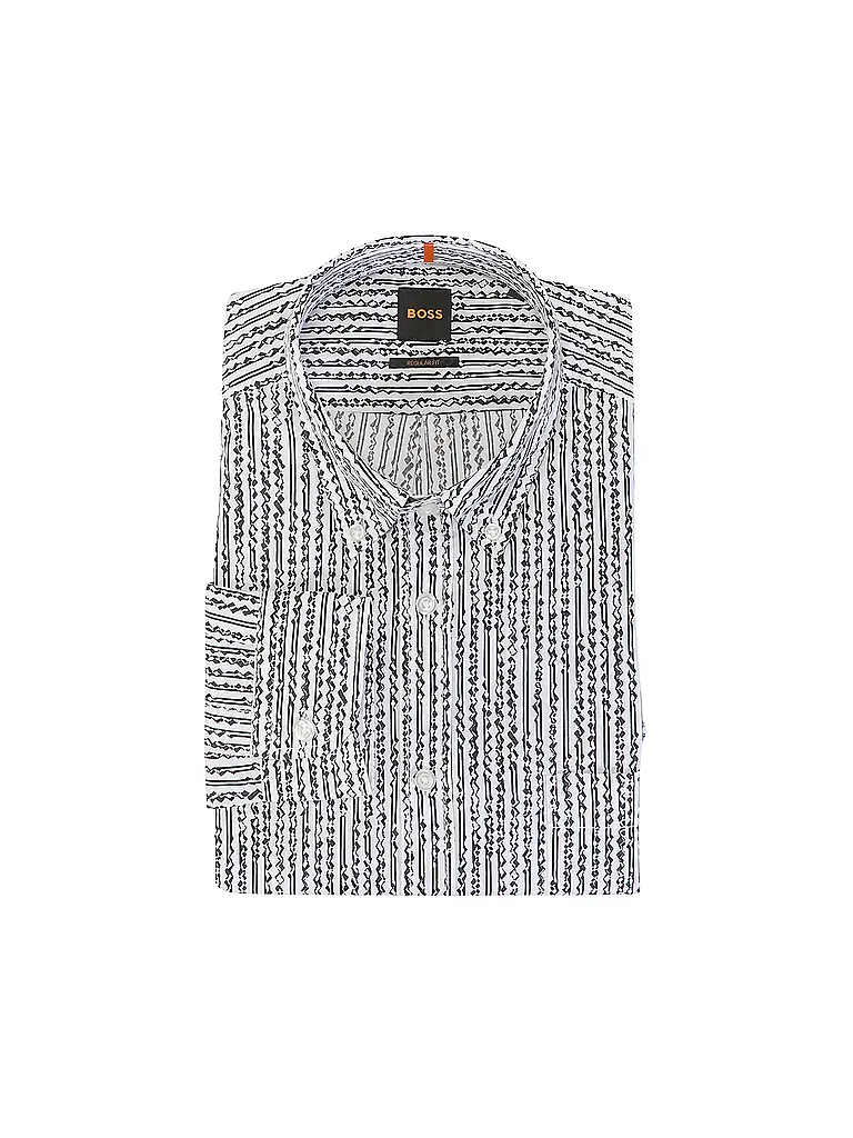 BOSS | Camicia RICKERT_M
Marca: BOSS
Colore: bianco
Categorie: Moda, Uomo

Lunghezza manica: Manica lunga
Materiale: Cotone, Poliestere / Poliammide
Forma colletto: Collo Kent
Motivo: Stampa
Vestibilità (capispalla): Regular
Stile: Casual | Bianco