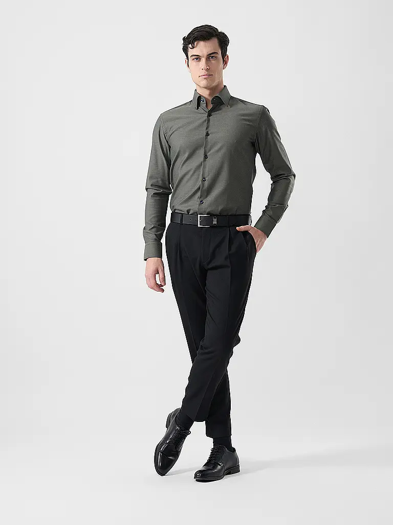 BOSS | Camicia slim fit H-HANK | Verde