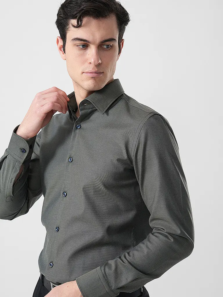 BOSS | Camicia slim fit H-HANK | Verde