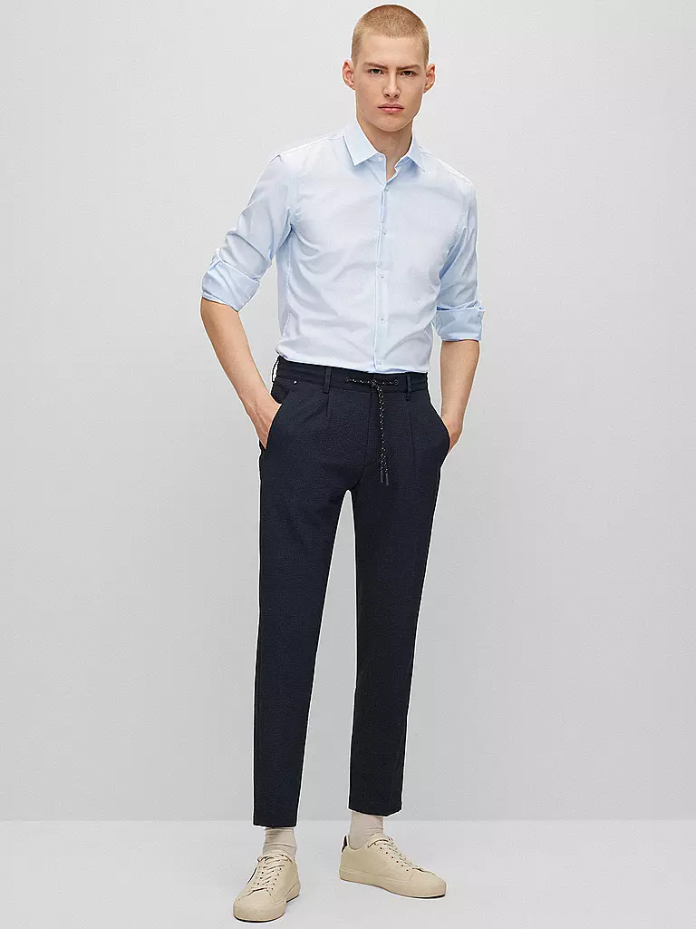 BOSS | Camicia slim fit HANK | Blu chiaro
