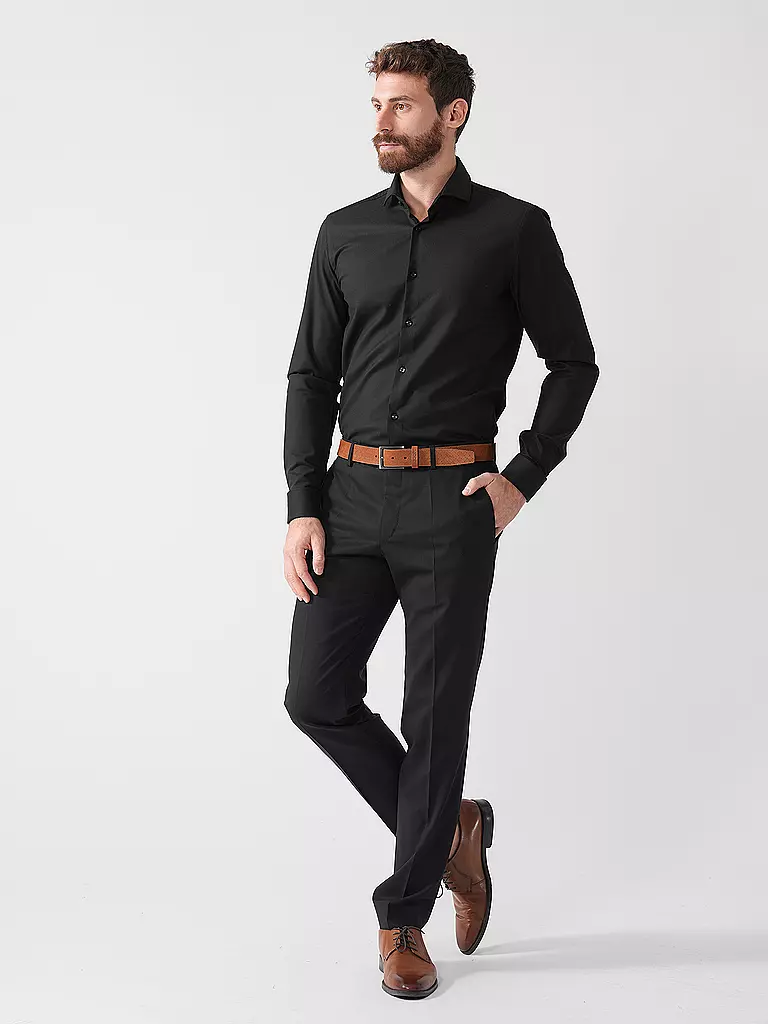 BOSS | Camicia Slim Fit HANK | Nero