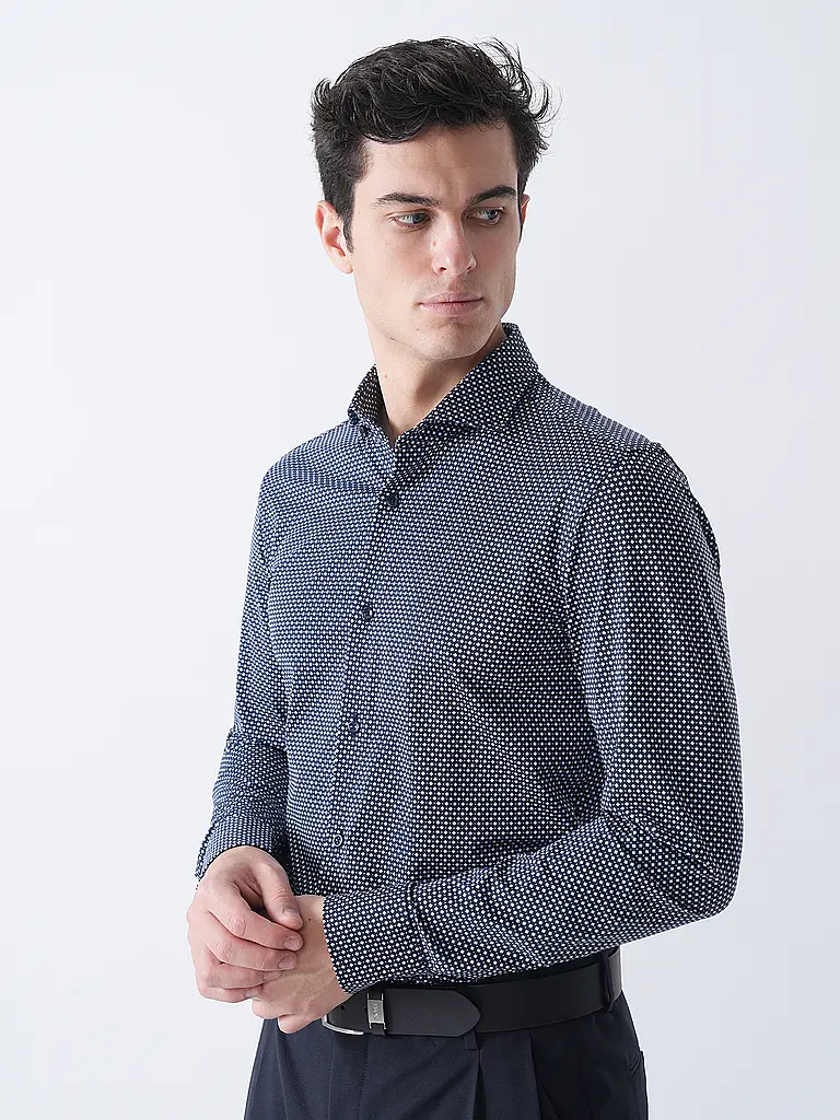 BOSS | Camicia Slim Fit HANK | Blu scuro