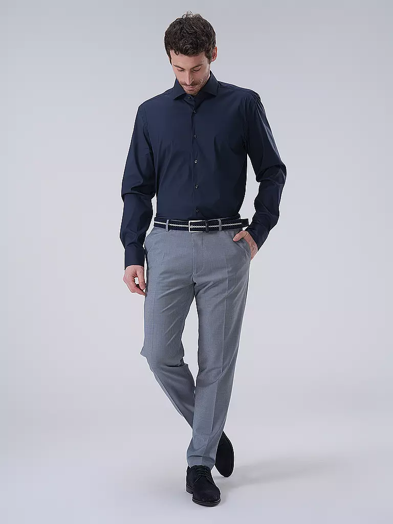 BOSS | Camicia Slim Fit P-HANK | Blu scuro