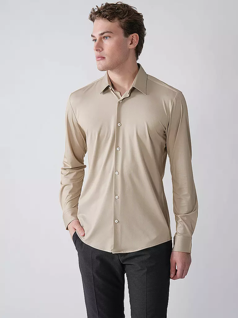BOSS | Camicia Slim Fit ROAN | Beige