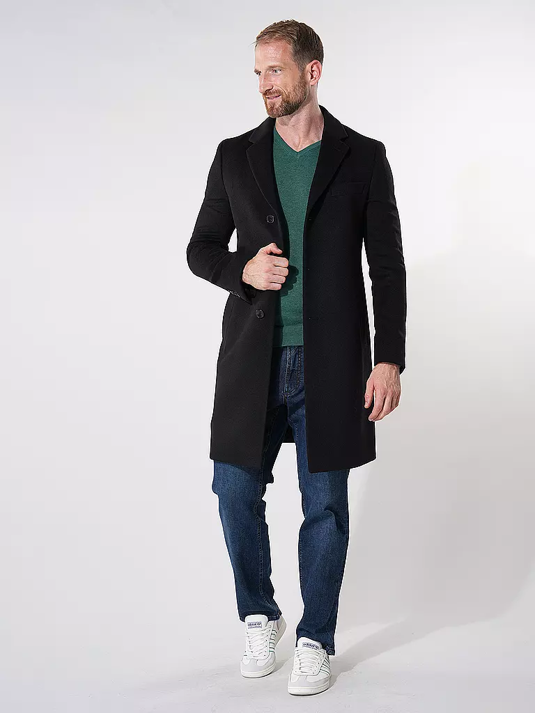 BOSS | Cappotto di lana HYDE | Nero