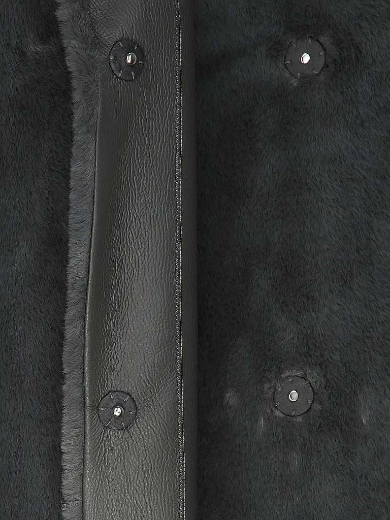 BOSS | Cappotto in lana effetto pelliccia COSFUR_DF | 