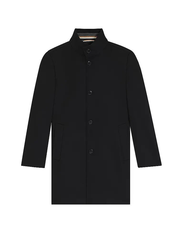 BOSS | Cappotto in lana H-HYDE-SU | Nero
