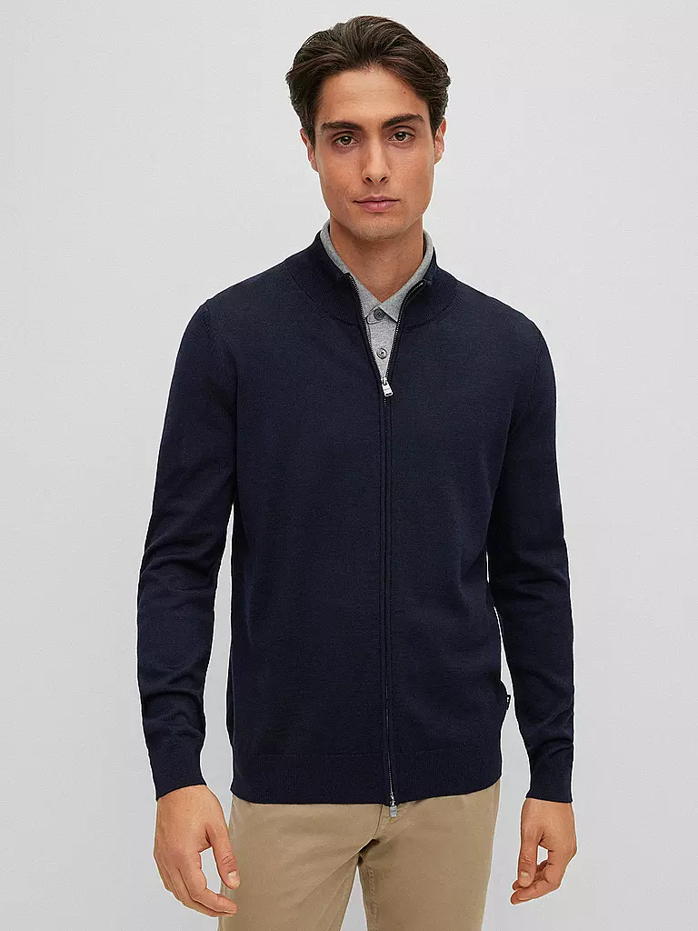 BOSS | Cardigan Balonso | Blu scuro