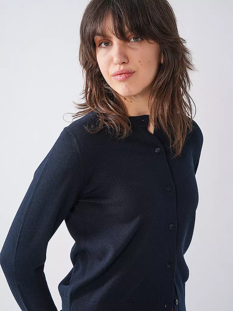BOSS | Cardigan FADENASI | Blu scuro