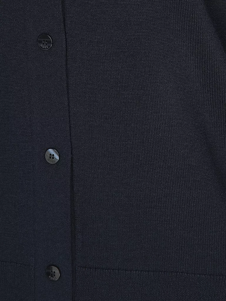 BOSS | Cardigan FADENASI | Blu scuro