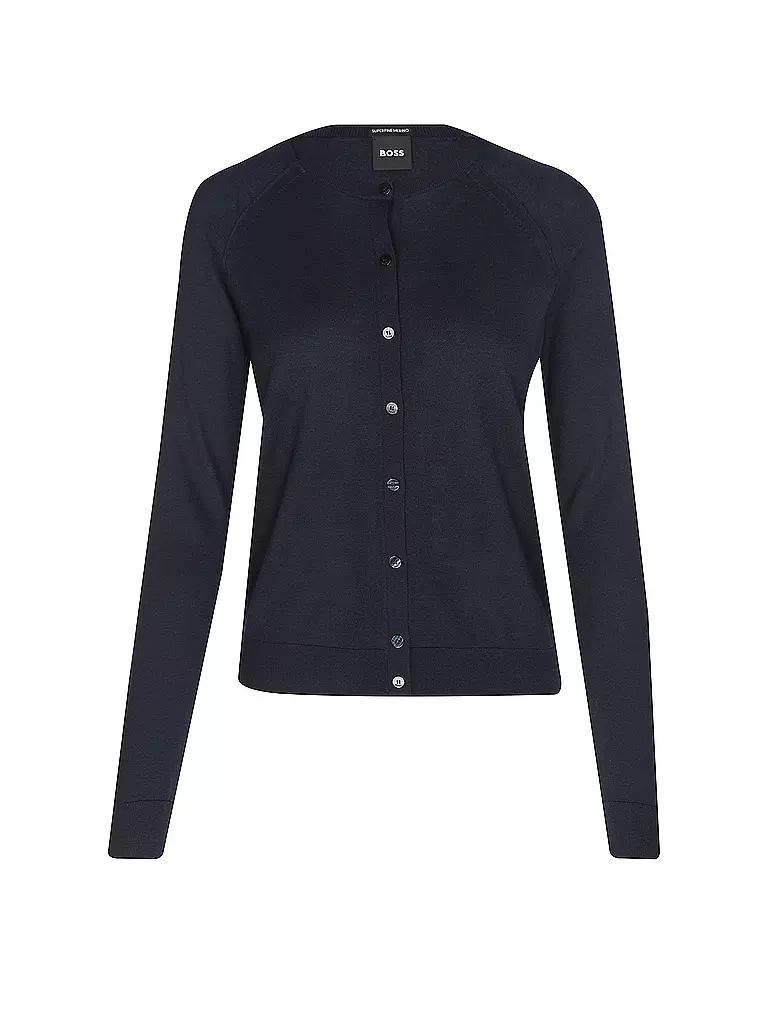 BOSS | Cardigan FONAMI | Blu scuro