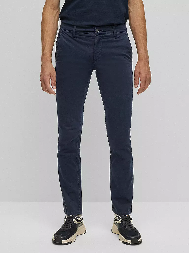 BOSS | Chino slim fit SCHINO | Blu