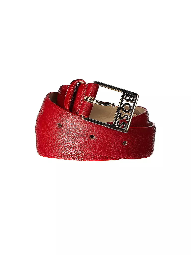 BOSS | Cintura in pelle Alicia | Rosso