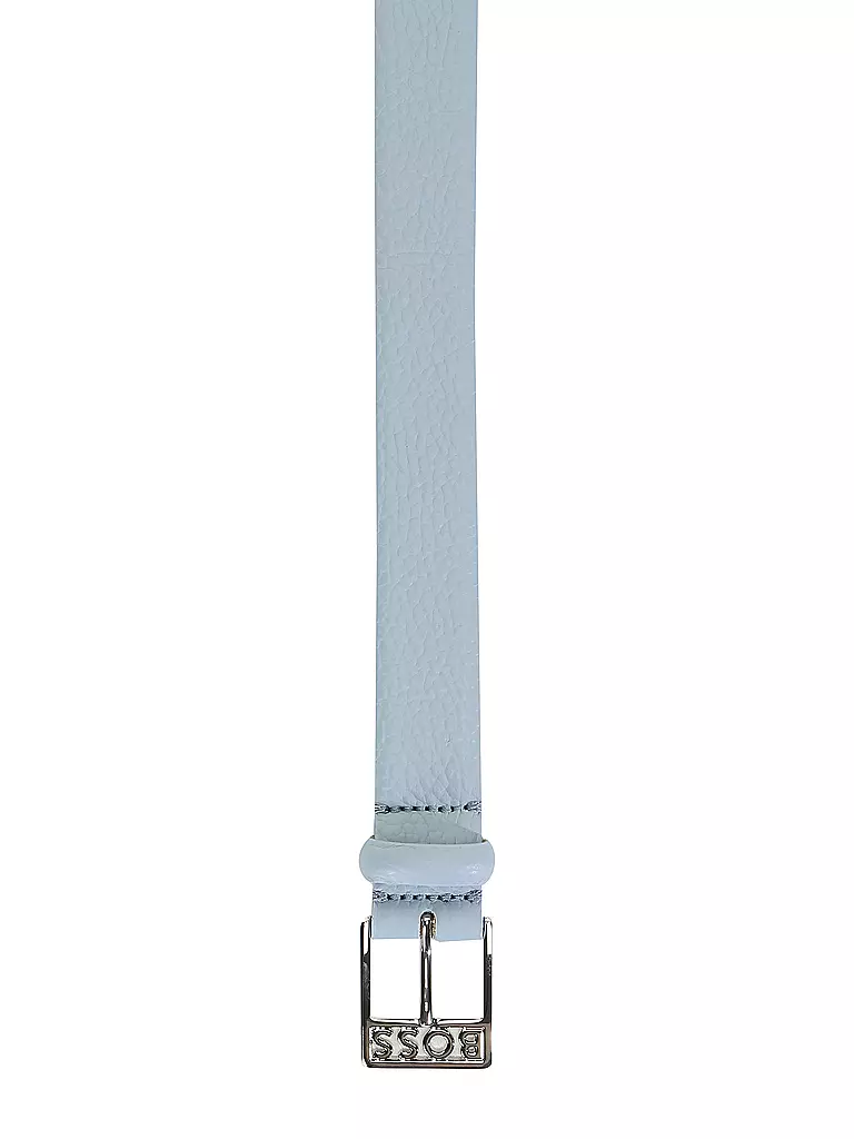 BOSS | Cintura in pelle Alicia | Blu chiaro