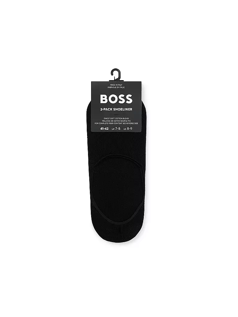 BOSS | Füßlinge 2-er Pkg black | Nero