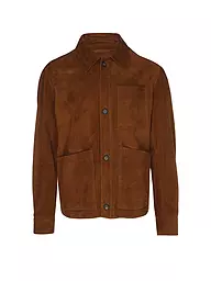 BOSS | Giacca di pelle | Marrone