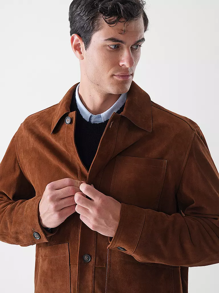 BOSS | Giacca di pelle | 