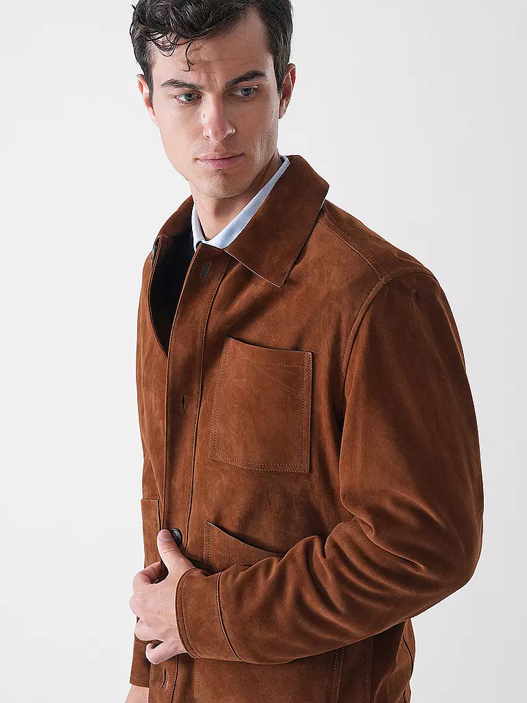 BOSS | Giacca di pelle | 
