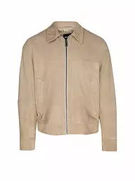 BOSS | Giacca in pelle H-MALBANO5 | Beige