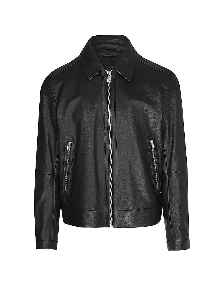 BOSS | Giacca in pelle H-MAPSON4 | Nero