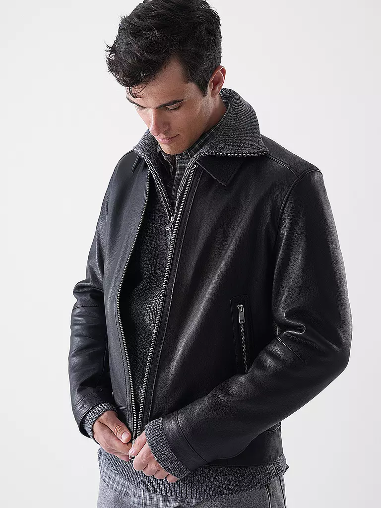 BOSS | Giacca in pelle H-MAPSON4 | 