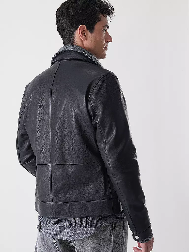 BOSS | Giacca in pelle H-MAPSON4 | 