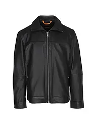 BOSS | Giacca in pelle JOREST | Nero