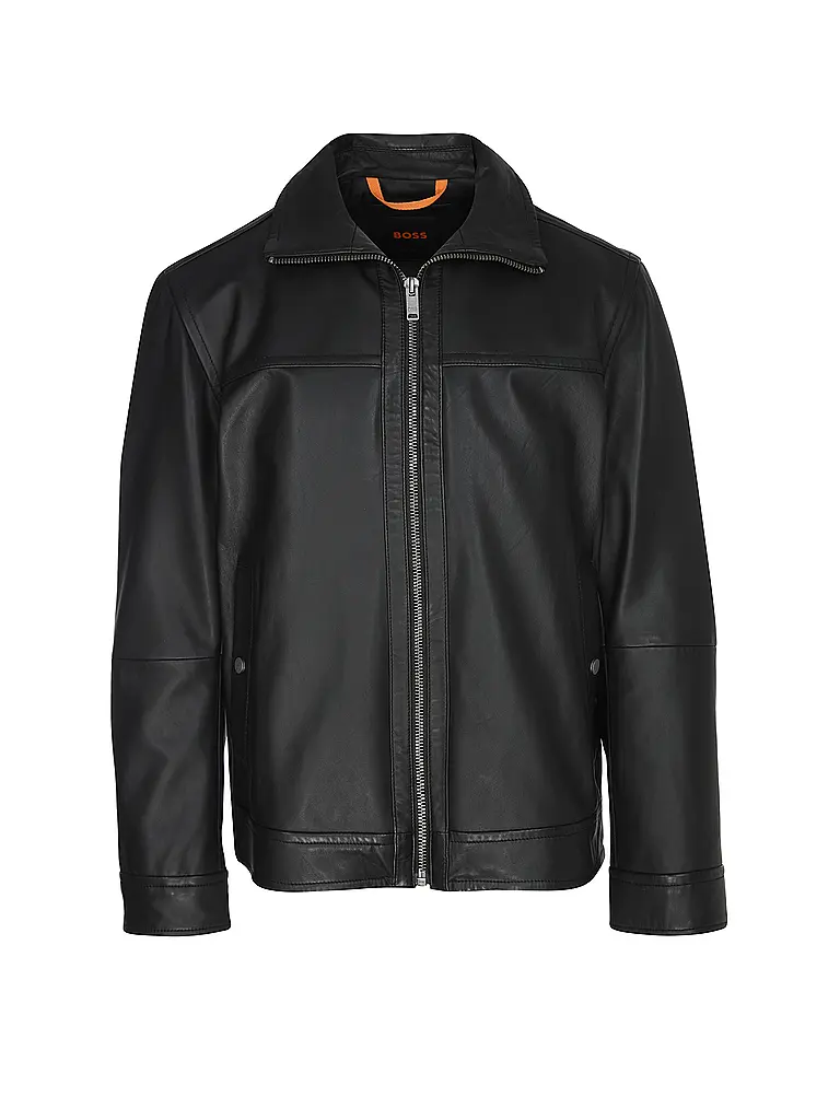 BOSS | Giacca in pelle JOREST | Nero