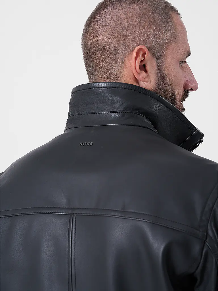 BOSS | Giacca in pelle JOREST | 