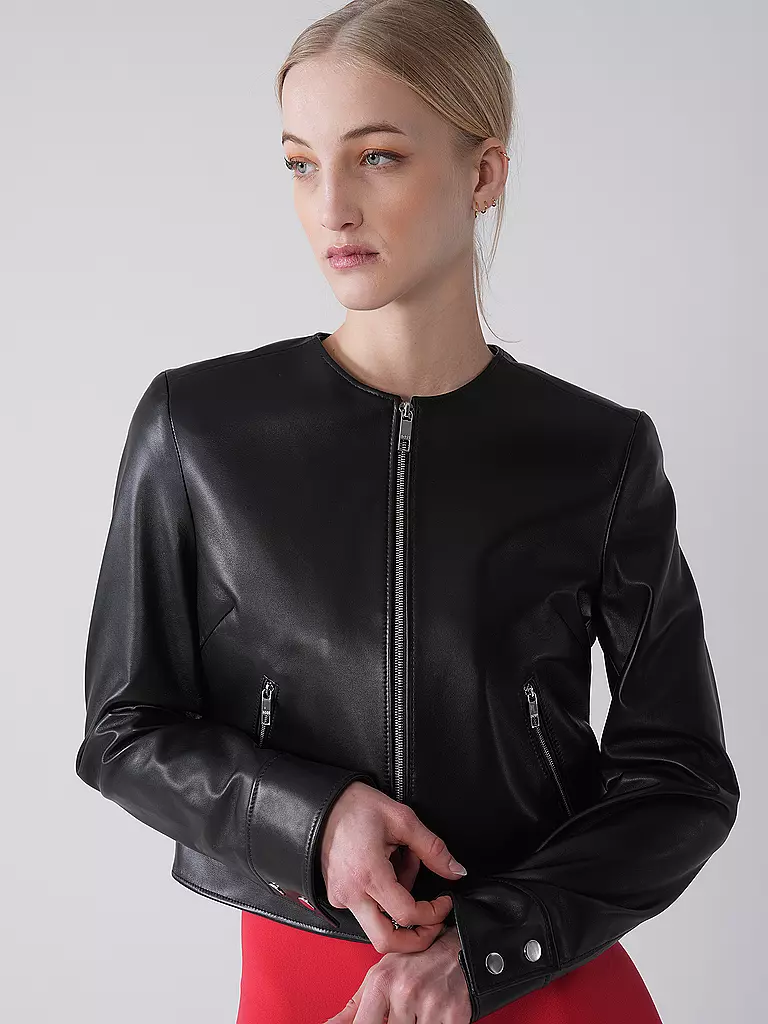 BOSS | Giacca in pelle SADENITA |
