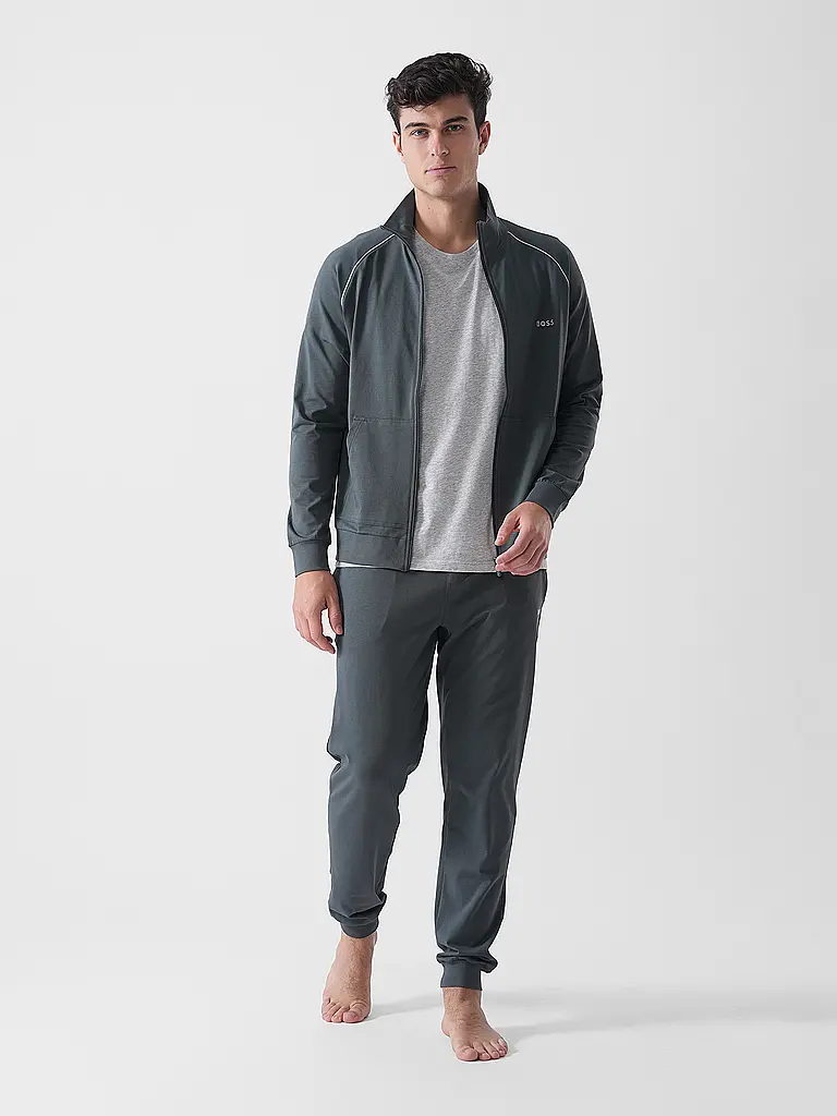 BOSS | Giacca loungewear | Verde scuro