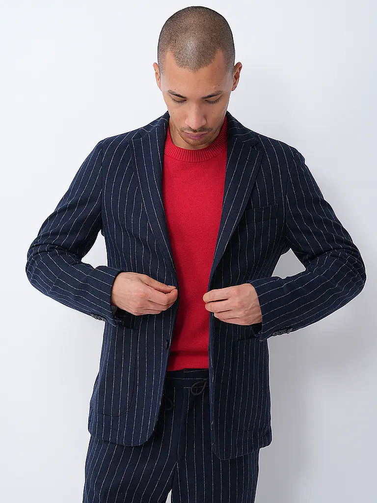 BOSS | Giacca slim fit | Blu scuro